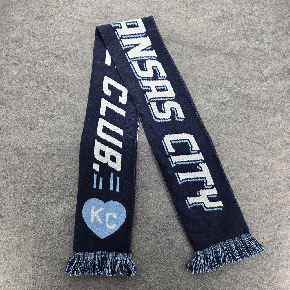Sporting Kansas City Scarf Mens One Size Blue MLS Soccer Global Scarves